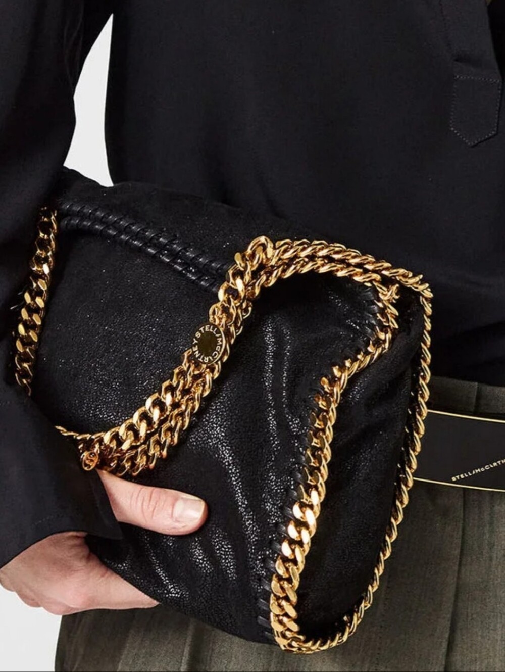 STELLA McCARTNEY FALABELLA Mini Tote Bag NEW/ AUTHENTICITY CARDS - Picture 8 of 16